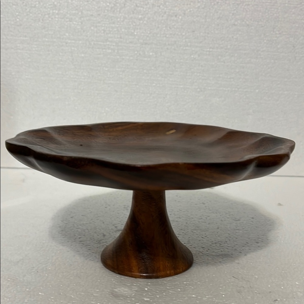 Wooden MCM Fruit Bowl Decor - Picture 4 of 14